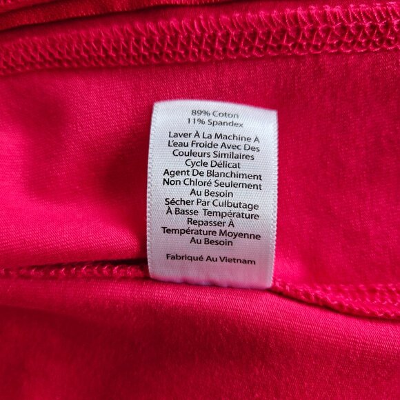 T by Talbot's Stretch Full-zip Jacket - Size SP Petite - Bright Pink - Picture 9 of 9